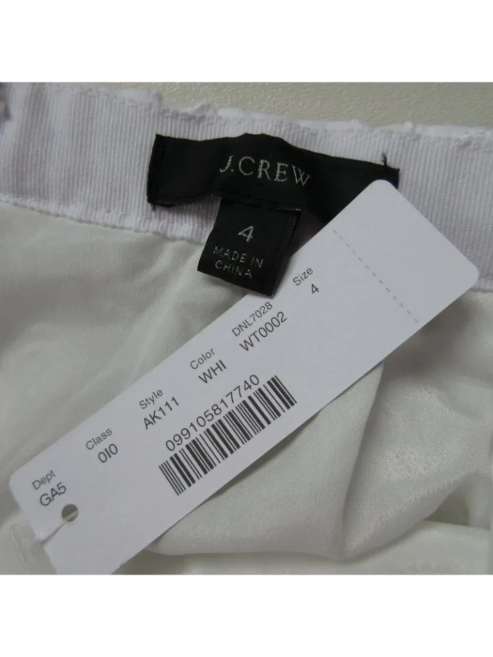 NWT J.Crew Full Midi in White Embroidered Eyelet A-line Skirt 4